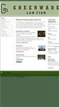 Mobile Screenshot of greenwadelaw.com